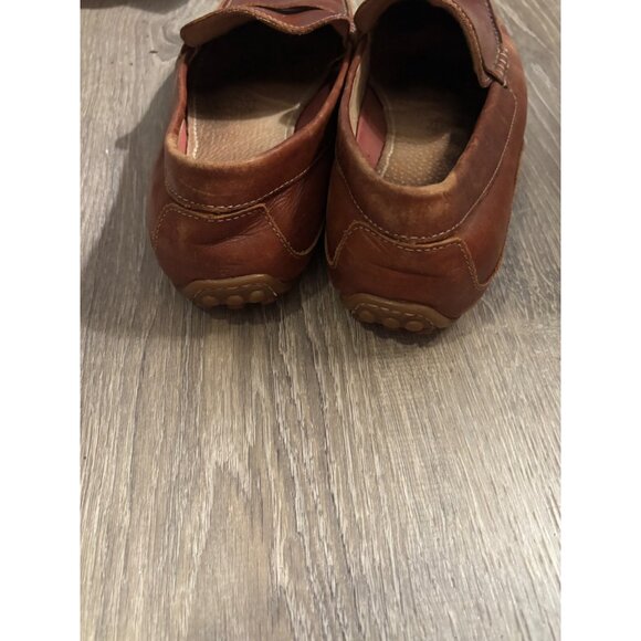Florsheim Brown Leather Driving Loafers Mens Size 11.5M Slip-On Motor Moc - Picture 4 of 9